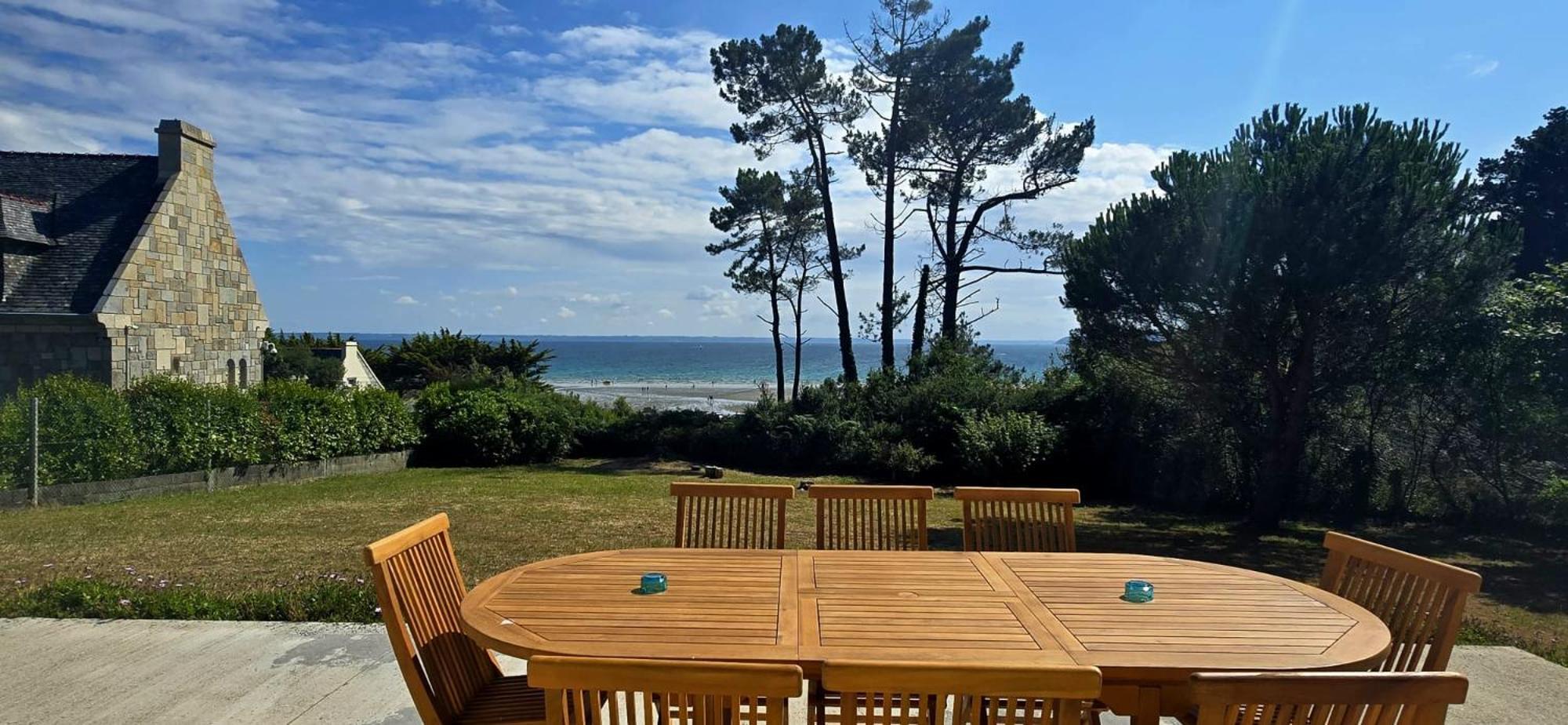 Maison Vue Mer Crozon - Jacuzzi - Sauna ภายนอก รูปภาพ